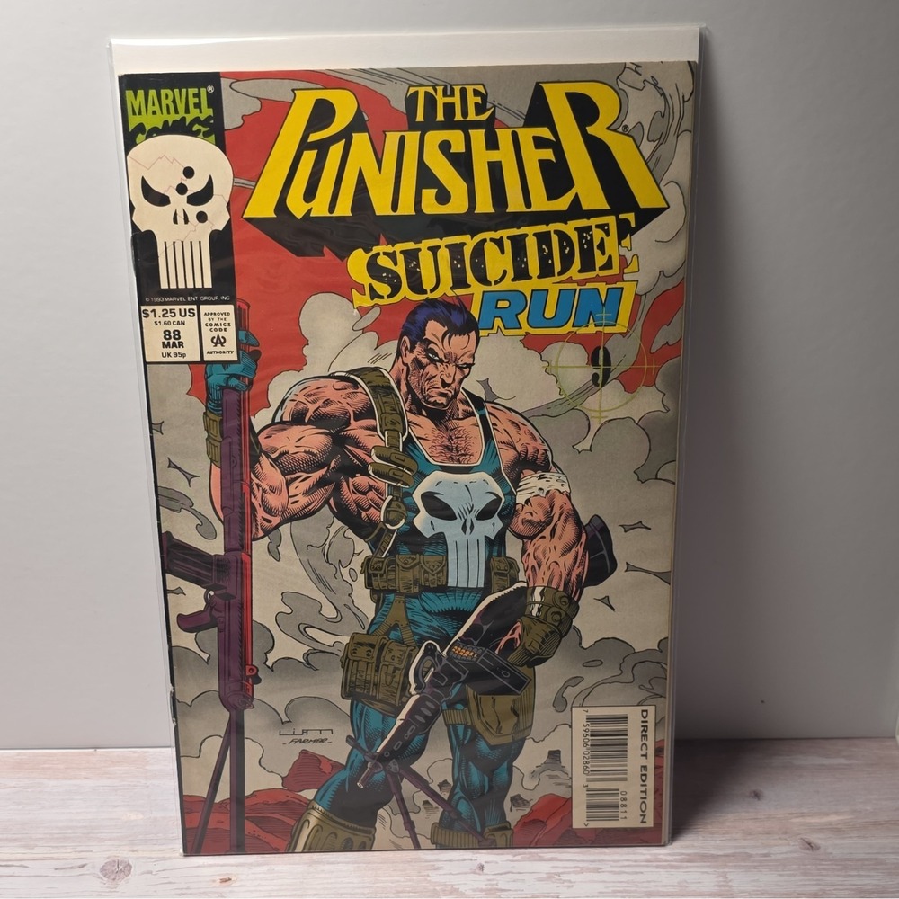 Marvel Comics The Punisher #88 1993 Suicide Run Direct Edition Comic Book